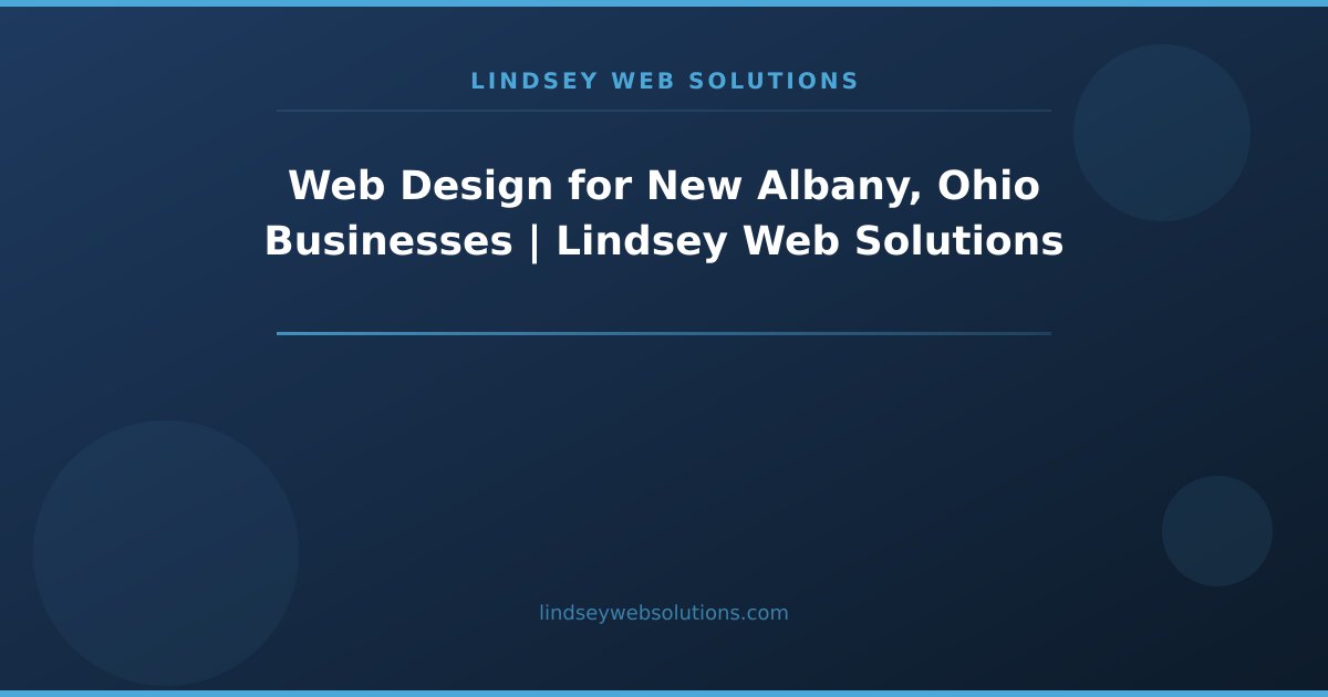 web design New Albany Ohio - professional website design services